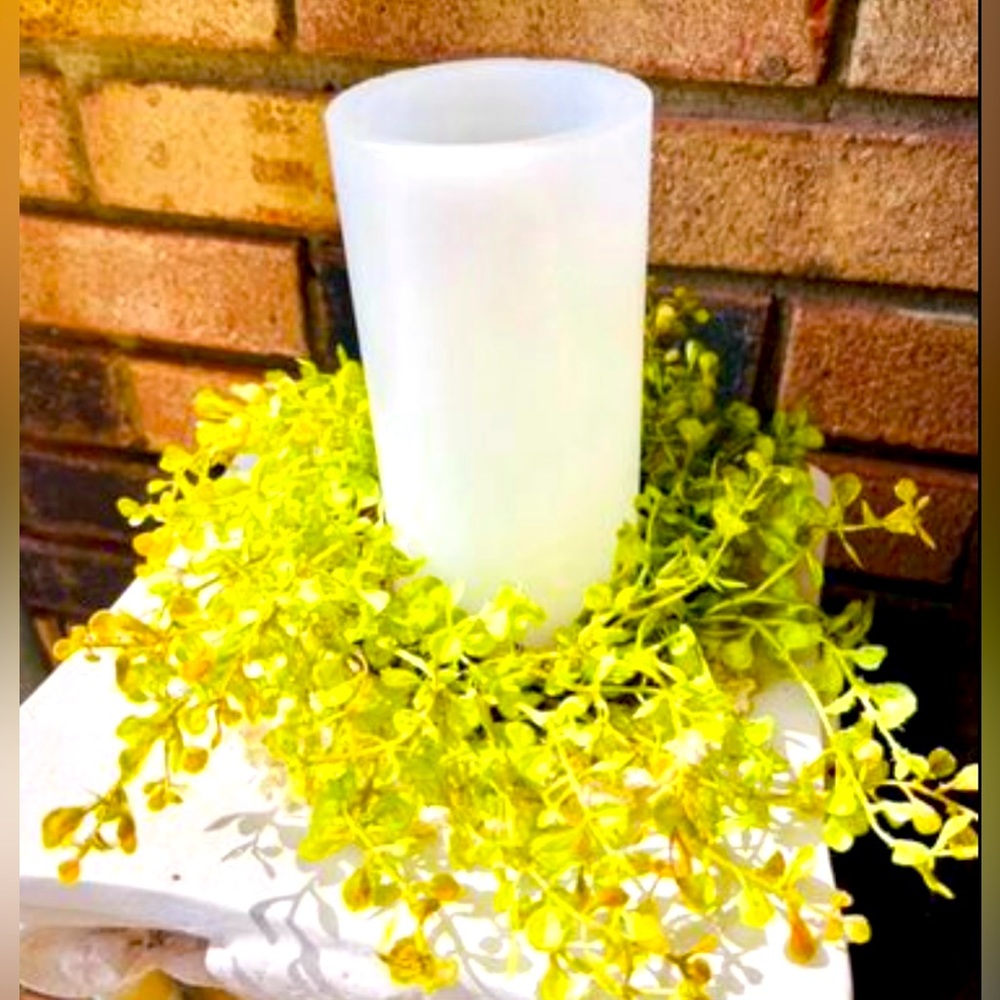 *Baby’s Grass Candle Ring or Mini Wreath, 10”